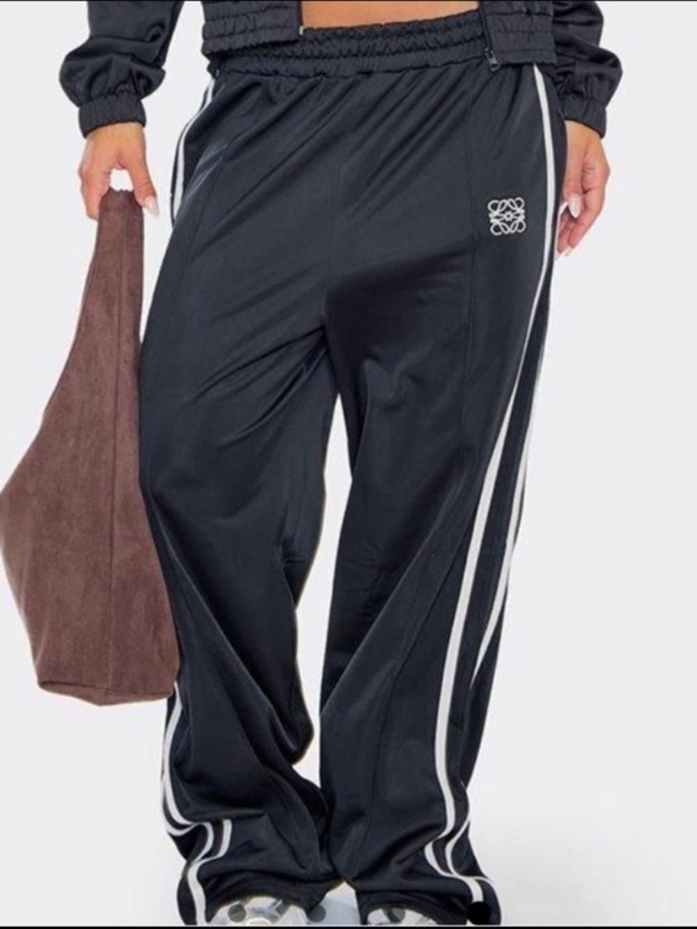 Loewe Black Logo Track Pants